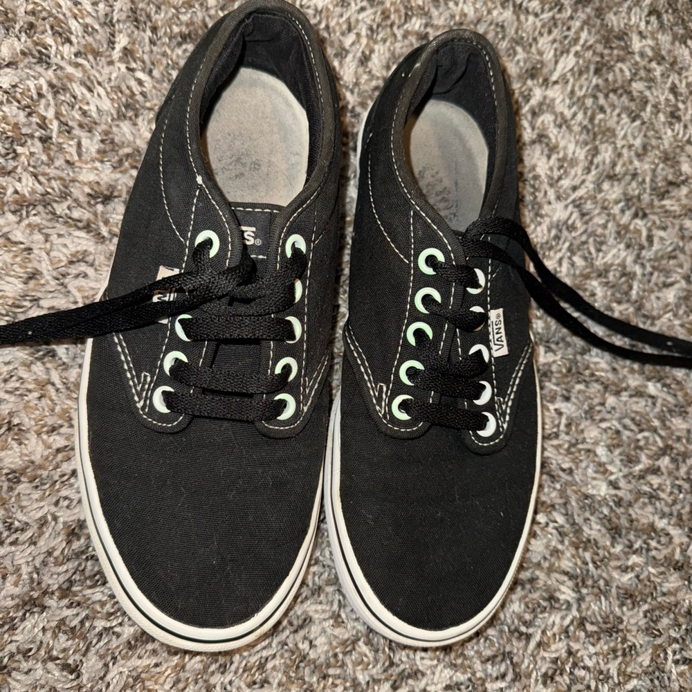 Vans Black Canvas Sneakers